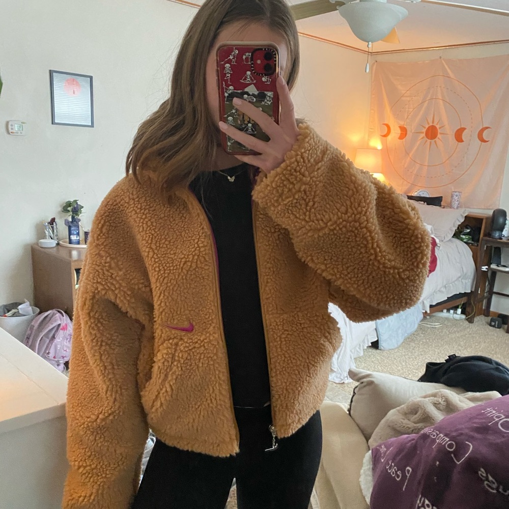 Nike Women’s NSW Swoosh Sherpa Jacket Size XS